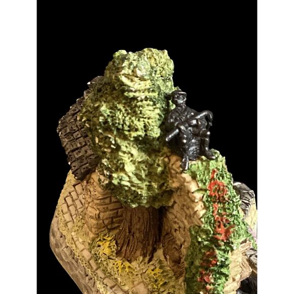 Vintage Village House, 1992 David Winters Cottages Wiltshire Waterwheel, Signed - Picture 4 of 7